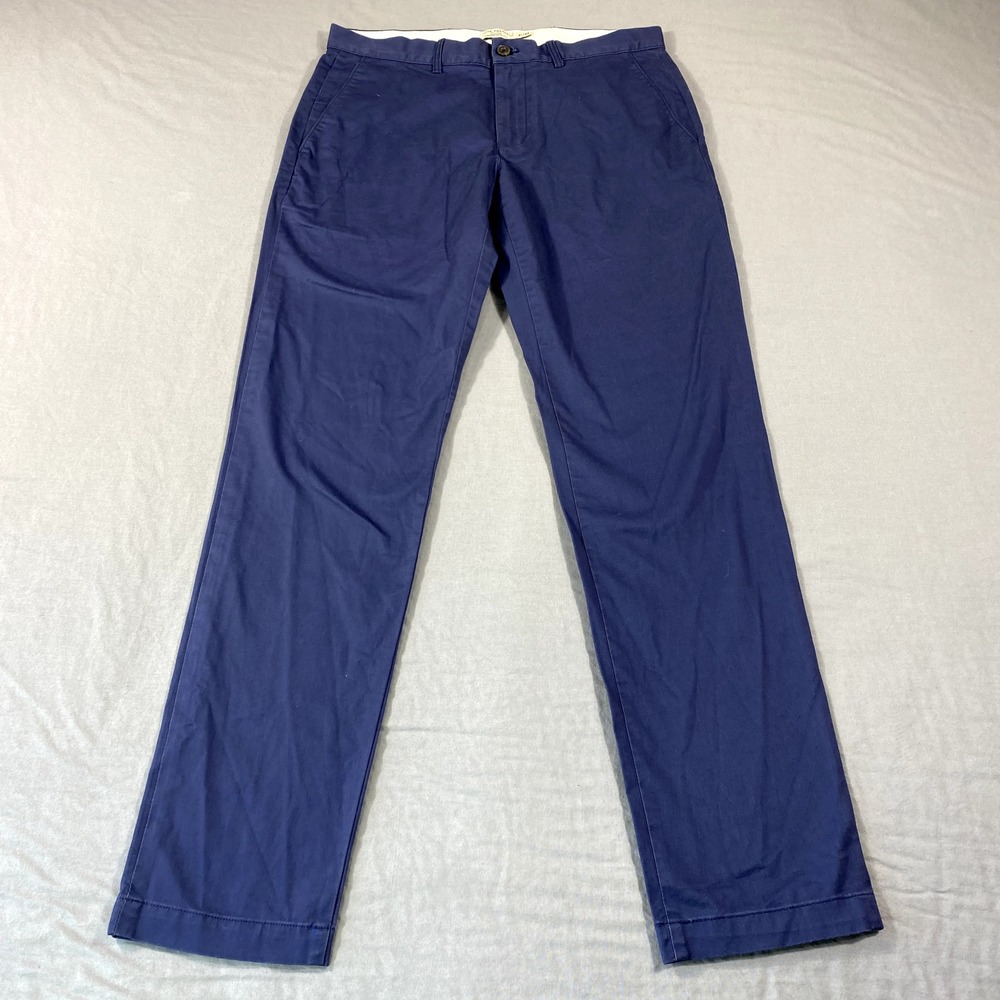 Club Monaco Pants Mens 32x31 Blue Connor Modern Slim Fit Chino Dress Casual